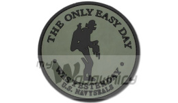 Naszywka 3D - The only easy day - Navy Seals